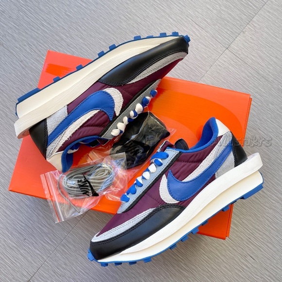 Nike LD Waffle x Sacai Undercover 🍇Night Maroon🍇 Limited edition Sneakers - Picture 3 of 4